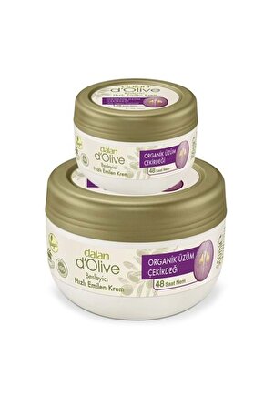 ( ÇTD ) Dalan Dolive Organik Besleyici Bakım Kremi Üzüm Çekirdeği 300ML+150ML Hediye ( TEKLİDİR )