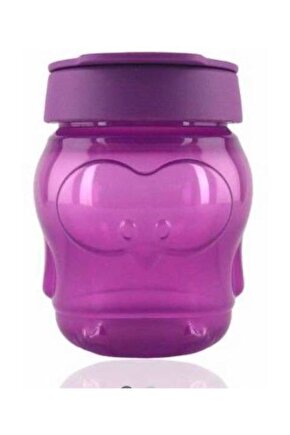 Mor Penguen Figürlü  Beslenme Kabı 240 ml