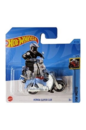 1:64 Tekli Arabalar 2023 087250 Hw Moto Honda Super Cub