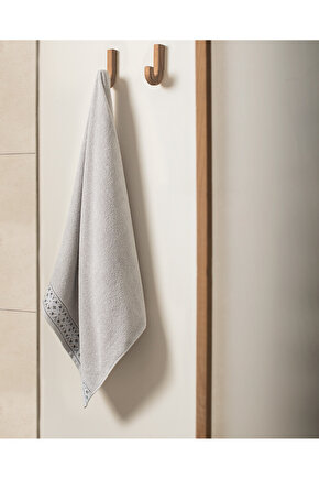 Caresse %100 Pamuk Banyo Havlusu - Gri - 70x140 cm