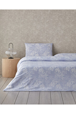 Floral Vine Kolay Ütülenir Çift Kişilik Nevresim Takımı 200x220 cm Lila