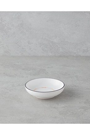 Good Mood Seramik Çerezlik 13 cm Turuncu-Siyah