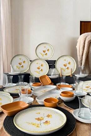 Hercai 50 Parça 12 Kişilik Kahvaltı Takımı