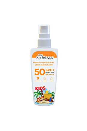 Organik Güneş Kremi Kids Spf50+ 200 Ml