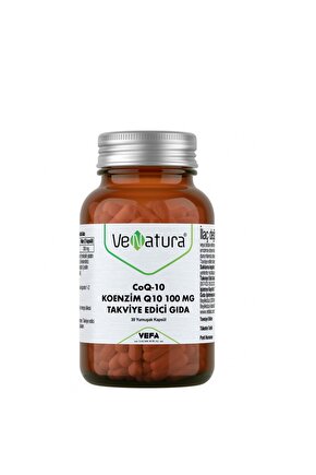 CoQ-10 Koenzim Q10 100mg 30 Kapsül