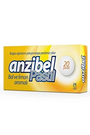 Anzıbel Bal Ve Limon Pastili 20 Tablet