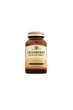 Cranberry With Vitamin C 60 Vegi Kapsül