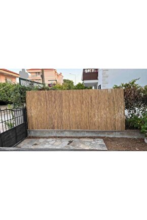 Doğal kamış hasır 2x2 metre doğal bambu çit,balkon çiti,gögelik
