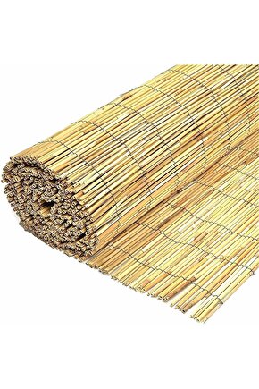 2m X 4m Reed Fence Misina Ipli Doğal Bambu Kamış Çit , Bahçe Çiti , Balon Çiti ,hasır Çit ,gölgelik
