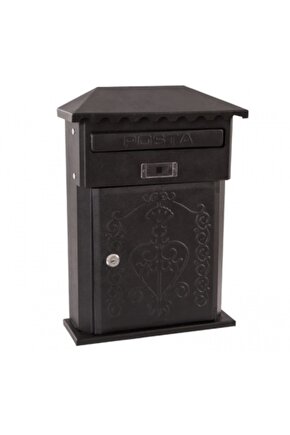 Siyah Akşan Ferforje Posta Kutusu