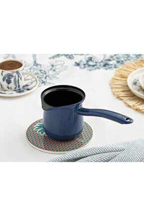 Isidora Emaye Cezve 500 Ml Koyu Mavi