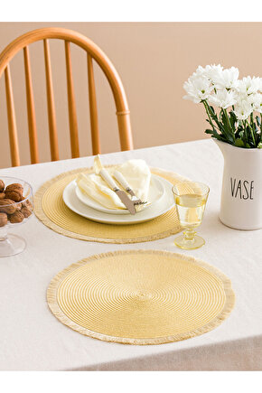 Yuvarlak Amerikan Servis 2li 39 Cm