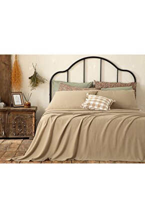 Genesis Soft Touch Tek Kişilik Pike Seti 150x220 cm Bej