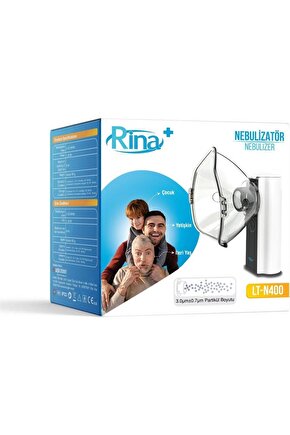 Rina Lt-n400 Taşınabilir Mesh Bataryalı Hava Makinesi Sessiz Nebülizatör