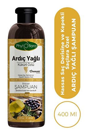 Tuzsuz Hassas Saç Derisine Ve Kepekli Saçlara Özel Ardıç Yağlı Bitkisel Şampuan