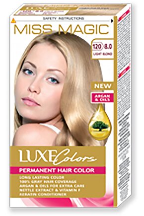 Saç Boyası (set Boya) Açık Sarı 8,0 (120 Lıght Blond)