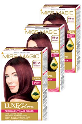 Saç Boyası 5,5 Set Boya 3lü Set