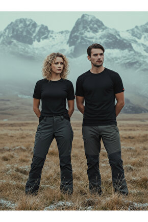 Unisex Termal Tişört 2. Seviye 9258 - Siyah