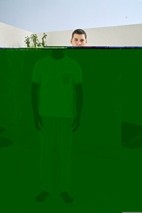 ERKEK V YAKA BOYDAN DÜĞMELİ PİJAMA TAKIMI