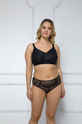 2168 Toparlayıcı 2 Beden Küçülten Balensiz Sütyen Siyah