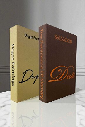 2’li Kumaş Kaplı Kitap Görünümlü Dekoratif Kutu | Hediye & Takı Kutusu