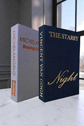 2’li Kumaş Kaplı Kitap Görünümlü Dekoratif Kutu | Hediye & Takı Kutusu