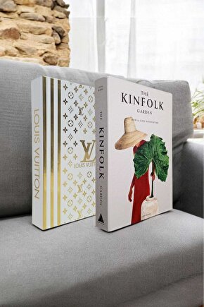 Dekoratif Kitap Görünümlü Kutu 2li Set Decorative Book Looking Box