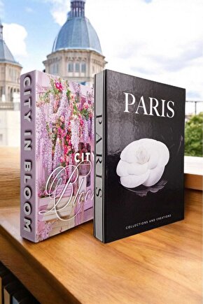 Dekoratif Kitap Görünümlü Kutu 2li Set Decorative Book Looking Box