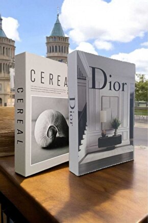 Dekoratif Kitap Görünümlü Kutu 2li Set Decorative Book Looking Box