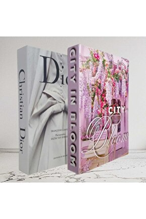 Dekoratif Kitap Görünümlü İçi Açılabilir Kutu 2 Adet