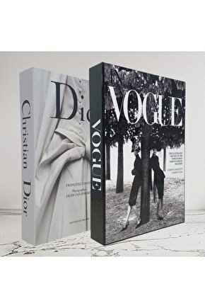 Dekoratif Kitap Görünümlü İçi Açılabilir Kutu 2 Adet