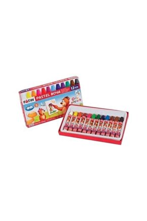 12li Pastel Boya Karton Kutu  34012