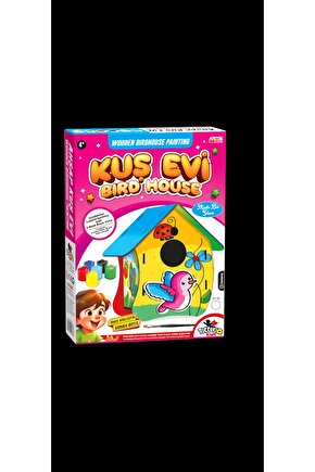 Bu-bu Kuş Evi Ahşap Boyama Gm0013 Demonte olarak gönderilmektedir.