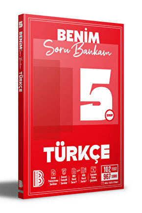 5. Sınıf Türkçe Soru Bankam Benim Hocam Yayınları