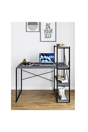 Kitaplıklı Çalışma Masası Bilgisayar Ofis Masası