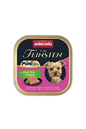 Vom Feinsten Dana ve Ördek Etli Mini Irk Yetişkin Köpek Konservesi 1 Adet 100 Gr