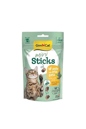 Mini Sticks Kedi Otlu ve Tavuklu Kedi Ödül Maması 1 Adet 50 Gr