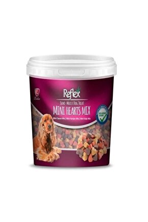 Semi Moist Mini Kalp Mix Köpek Ödül Maması 500 Gr