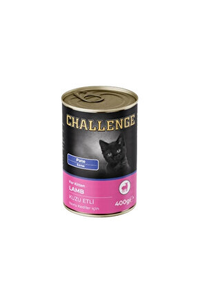 Pate Kuzu Etli Yavru Konserve Kedi Maması 1 Adet-400 Gr
