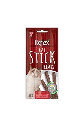 Biftekli ve Kuzu Etli Stick Kedi Ödül Maması 3 Adet 5 Gr