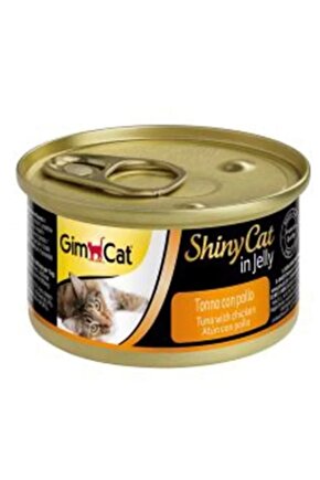 Shinycat Tuna Balıklı Tavuklu Konserve Kedi Maması 1 Adet 70 Gr