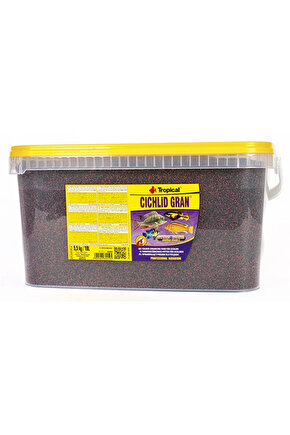 Cichlid Gran Cichlid Balıkları için Renklendirici Granül Balık Yemi 250 Ml-138 Gr