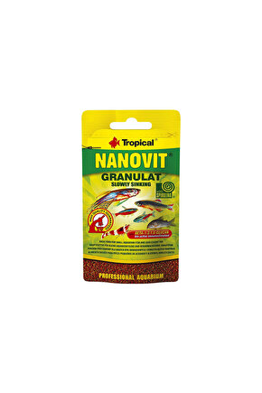 Nanovit Granulat Tropikal Balıkları için Granül Balık Yemi 10 Gr