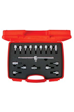 IZELTAS 12 12 Lokmalı Allen ve Torx Uç Takımı 17 Parça