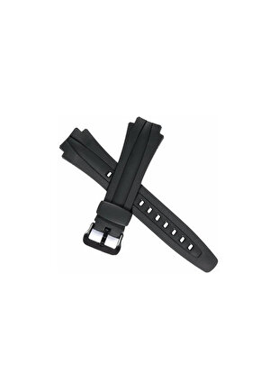 ; Uyumlu AQ60 AQ63 Siyah Silikon Saat Kordonu