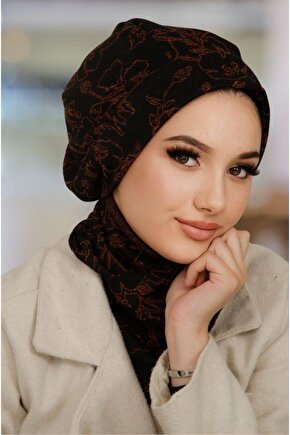 Siyah Bakır Tesettür Bere ve Etol Takım