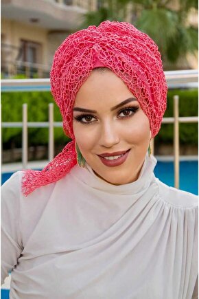 Mercan File Dantel Tokalı Bone