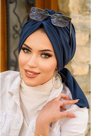 Koyu Lacivert Tokalı Bone