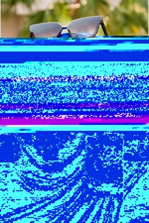 Saks Mavi Çapraz Bone