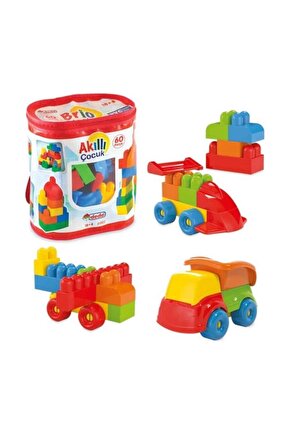 Akıllı Çocuk 60 Parça Bloklar